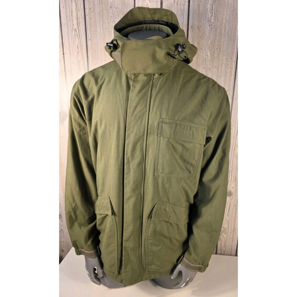 Timberland Pro Men's  Outdoor Hooded Jacket Nylon Cargo Mens 2XL Green